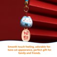 thumbnail image 6 of CIMAXIC Fortune Cat Charm Ceramic Keychain Assorted Colors for Phone 9Pcs, 6 of 6