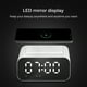 thumbnail image 4 of Radio Reloj Despertador Con Altavoz Bluetooth Relojes Despertadores Batería De Respaldo De Cabecera Y Alimentación De Red Utilizado Como Cargador Inalámbrico Y Cargador Usb Pantalla De Espejo Led Eigraketly HA025271-02, 4 of 5