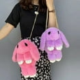 thumbnail image 2 of Cute Plush Rabbit Single Shoulder Bag Crossbody Bags Japanese Bunny Stuffed Rabbit Toy Children School Backpack Kids Gift Toys, 2 of 10