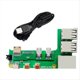 thumbnail image 4 of Placa de ExpansióN para Zero 2W A PI5 con Cable Adaptador de Interfaz Zero A Pi5 Zero USB HUB RJ45 HAT, 4 of 5