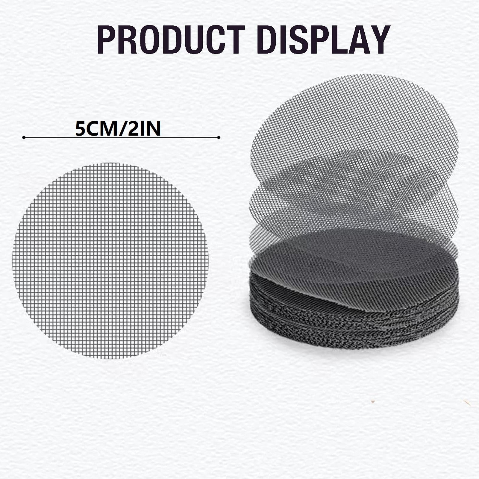 SMKE Mesh Pot Drainage Covers - Fiberglass Rounds To Prevent Soil Loss For Indoor Planter,Round Pot Bottom Mesh,Flower Pot Hole Mesh 150pc - 1",2",4" Round for Soil Loss Prevention Bonsai Bottom Grid