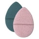 thumbnail image 1 of S&T INC. Esponjas faciales para limpieza exfoliante facial y removedor de maquillaje reutilizable azul y rosa, paquete de 2, 1 of 5