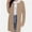 Beige, variant on Women's Open Front Coatigan Sweater Long Sleeve Casual Knit Lapel Cardigan Coat with Pockets