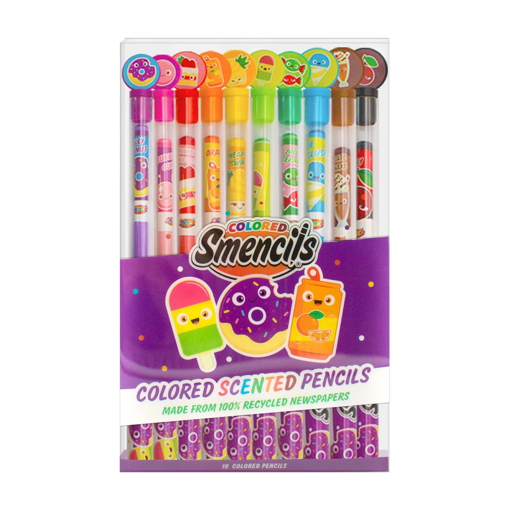 Scentco Colored Smencils Gourmet Scented Coloring Pencils 10 Count Kids Gifts 