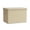 A- Beige (M), variant on Fabric Storage Bin with Lid, Collapsible Portable Gray Medium Sized, 19.7 x 13.0 x 15.7 Inches, for Bedroom Closet Living Room Clothes Toys Organizing Storage