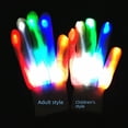 thumbnail image 2 of Guantes luminosos LED para niños, guantes cálidos luminosos para Navidad y Halloween, 2 of 5