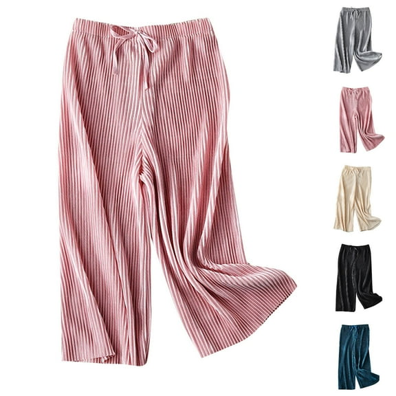 Antinious Toddler Girls Pants Pleated Wide Leg Loose Long Jogger Pants,Boys Girls Pants,Kids Jogger Pants,110,