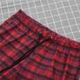 thumbnail image 4 of Sleepwear Mens Flannel Pajama Pants, Long Plaid Pj Bottoms, 4 of 6