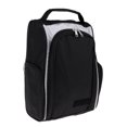 thumbnail image 1 of Estuche práctico ligero portátil para zapatos de viaje con bolsa de zapatos Negro y plata Sunnimix Estuche portátil de zapatos deportivos de golf, 1 of 8