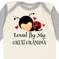 thumbnail image 4 of Inktastic Loved by My Great Grandma Girls Long Sleeve Baby Bodysuit, 4 of 5
