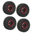 thumbnail image 4 of 1.9in RC Wheel, Great Workmanship RC Racing Wheel 4Pcs Practical Shock Absorption  for RC Racing for RC Car Blue,Red,Orange, 4 of 7