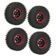 thumbnail image 2 of Neumáticos De Carreras RC, Práctica Rueda RC De 1,9 Pulgadas, Gran Mano De Obra, 4 Piezas De Absorción De Impacto Para Coche RC Para Carreras RC Ccdes Otros, 2 of 8