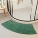 thumbnail image 1 of Alfombra de baño curvada de color sólido con forma de abanico que absorbe el agua para el baño, la ducha y la puerta antideslizante., 1 of 6