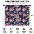 thumbnail image 2 of Pioneer Flower Floral Print Pattern Teens Curtains,Teens Insulated Curtains Set Of 2,Bedroom Essentials,Toddler Room Decor 52"x84", 2 of 5