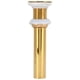 thumbnail image 4 of Hilitand Desagüe del fregadero del baño Grifo del baño Tapón de drenaje del lavabo sin desbordamiento Latón + Acero inoxidable ANGGREK  Otros, 4 of 8