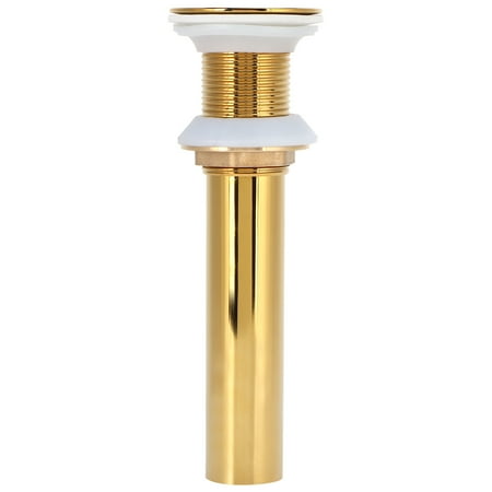 

Bathroom Sink Drain Drain Stopper Gold No Water Leakage Airtightness Silicone Gasket For Basin Home With Hole without Hole
