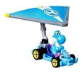 thumbnail image 4 of Vehículo de Juguete Hot Wheels Mario Kart Light Blue Yoshi Pipe Frame With Super Glider, 4 of 4