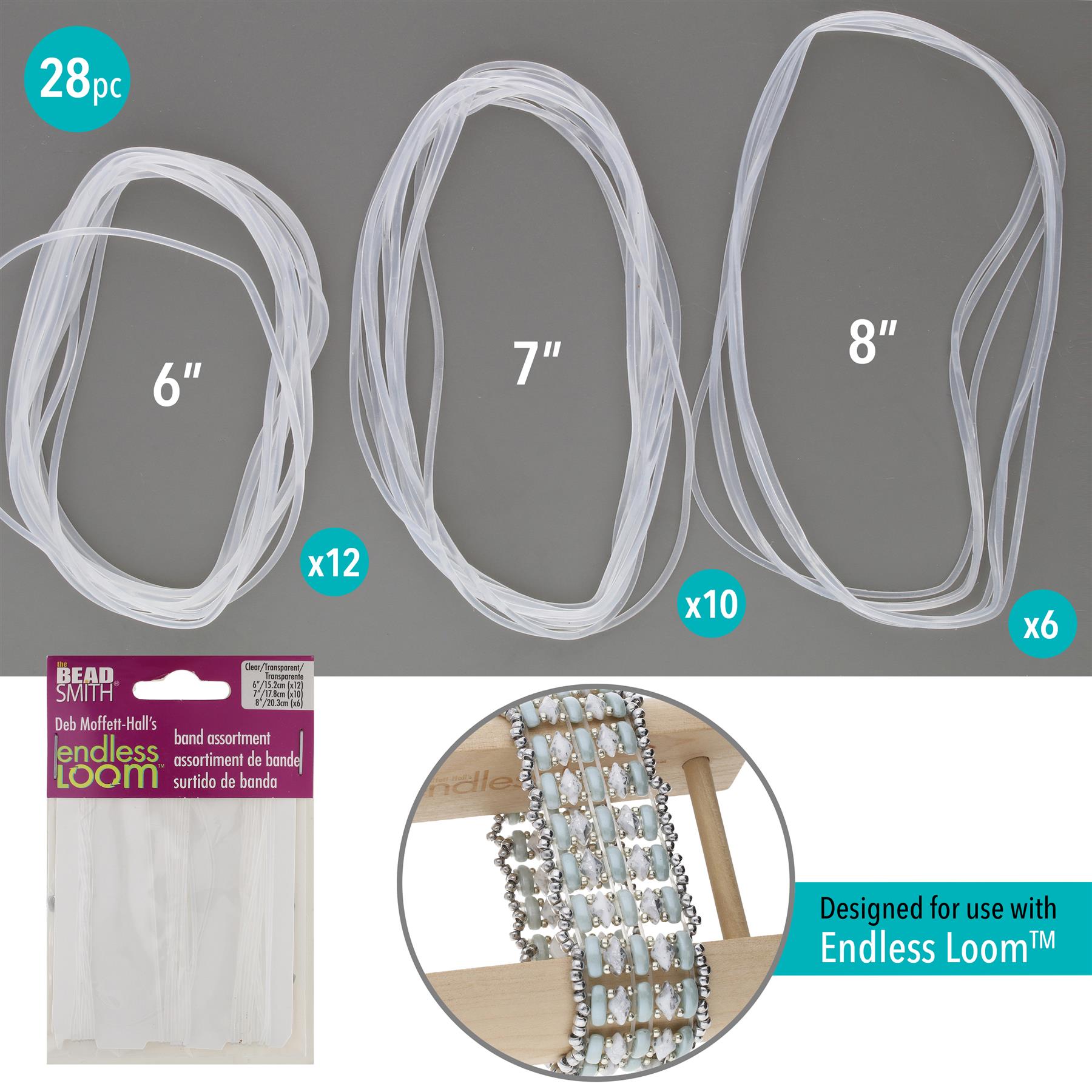 Deb Moffett-Hall’s Endless Loom – Webrahmen Ohne Kettfäden Für Armbänder, Inkl. Zubehör & Aufbewahrungstasche