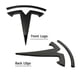 thumbnail image 3 of Compatible with Tesla Model 3 Y front and rear trunk logo metal replacement stickers, replacement car emblem decal sticker accessories, 3 of 5