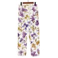 thumbnail image 5 of kaondbfi Summer Linen Pants for Women Wide Leg Pants Loose Pants Pants with and Pockets Casual Pants for Women, 5 of 9