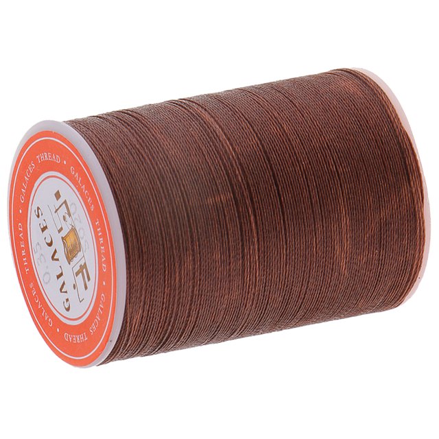 0.35mm Beige Hilo encerado Cordón Costura Costura Cuero Artesanía Marron Sunnimix Hilo encerado de coser
