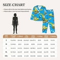 thumbnail image 6 of Disketp Pajamas Set Long Sleeve Sleepwear Womens Button Down Nightwear Pj Sets-Cute Car Cartoon, 6 of 9