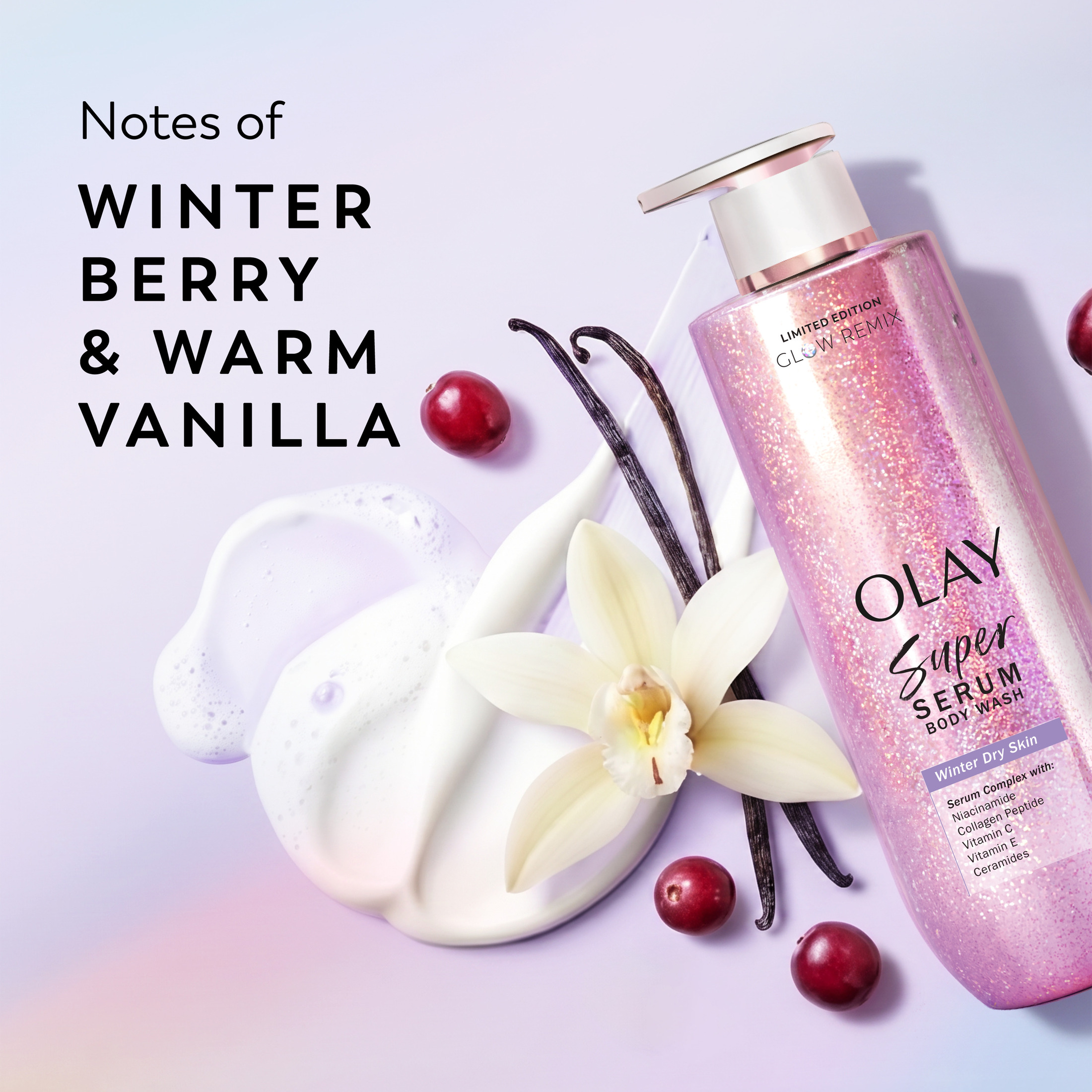 Olay Super Serum Body Wash Winter Glow Limited Edition photo 6