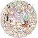 thumbnail image 1 of 50pc Cute Animal Water Bottle Stickers Pack,VSCO Waterproof Stickers,Dorm Room Decor Aesthetic Stickers for Water Bottle,Laptop,Phone,Journal Girls, 1 of 4
