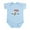 Sky Blue, variant on CafePress - How I Roll (Paint Roller) Infant Bodysuit - Baby Light Bodysuit, Size Newborn - 24 Months