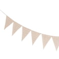 thumbnail image 2 of Banderines de Arpillera de 9, para Bodas, Cumpleaños, Fiestas de Navidad, Decoración Colgante, 2 of 9