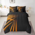 thumbnail image 2 of Erosebridal Neon Geometry Bed in a Bag Twin size for Adult, Abstract Bed Set, Futuristic Decor, Reversible, 2 of 5