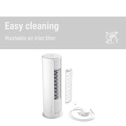 Stadler Form table fan Peter little with swing mode, touch panel and 4 speed settings, white