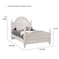 thumbnail image 4 of American Woodcrafters Rodanthe Dove White King Wood Panel Bed, 4 of 5