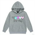 thumbnail image 6 of Toddler Baby Girl Outfits Toddler Fall Winter Clothes Cute Long Sleeve Sweatshirt Tops Pants Set Infant 2Pcs Clothing,12-13 Years,Grey, 6 of 7