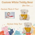 thumbnail image 2 of Teddy Bear Personalized Plush Toys, Customized Gifts Stuffed Bear with Text as Gift on Birthday Christmas (8 IN-Text), 2 of 6
