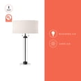 thumbnail image 2 of TL567218BGWL-Alora Lighting-Sasha - 2 Light Table Lamp-31 Inches Tall and 18.13 Inches Wide-Brushed Gold Finish, 2 of 7