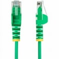 thumbnail image 2 of StarTech 30ft Green Slim CAT6 Ethernet Cable, Snagless RJ45, LSZH, 28AWG Pure Bare Copper, Slim Network Patch Cable/Cord, 2 of 5