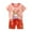 Red, variant on Kids' Pajamas Kids Toddler Girls Summer Cartoon Bear Rabbit Lion Prints Cotton Breathable Casual Pajamas Set Baby Girl Pajamas Light Pink 6 Months-9 Months