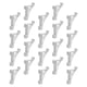 thumbnail image 1 of AURARMLET 20Ud Clips De Aluminio Para Sujetar Estantes En Refrigeradores Y Vitrinas, 1 of 8