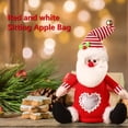 thumbnail image 5 of Christmas Apples Bag,Santa Claus Shaped Apples Candy Storage Bags,Reusable Christmas Dolls Eve Gift Bags With Transparent Window, for to Store Chocolate Apples Candy Christmas Gift ,3.94x13.78in, 5 of 6