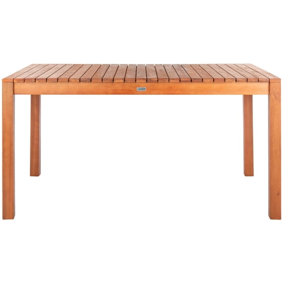SAFAVIEH Outdoor Collection Dores Dining Table Natural