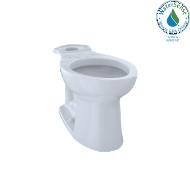 TOTO C244EF#01 Entrada Universal Height Elongated Toilet Bowl