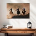 thumbnail image 2 of Elephant Stock Western Sundown Wall Art - Horizontal Canvas Wall Art - Living Room Wall Decor - Our America Canvas - Beige And Brown Decor By Jo Walsh - 24" x 16", 2 of 8