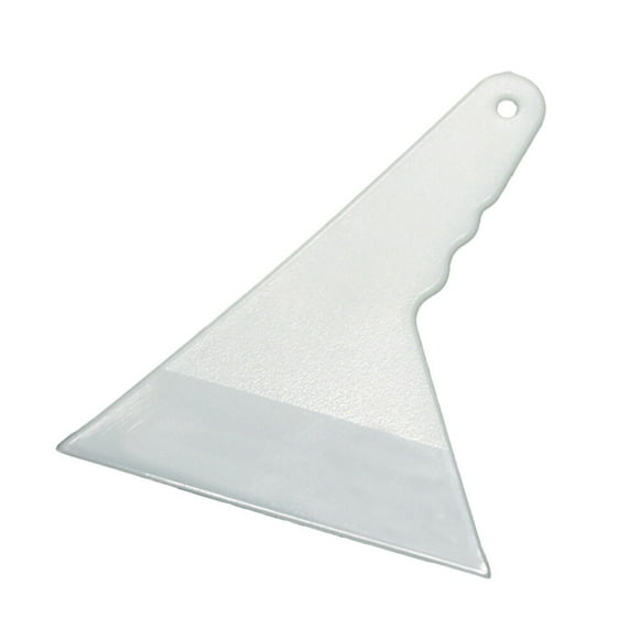Raspador pequeño para pintura de láminas de coche, corrector de capa de hielo, membrana de teléfono celular y computadora (blanco)