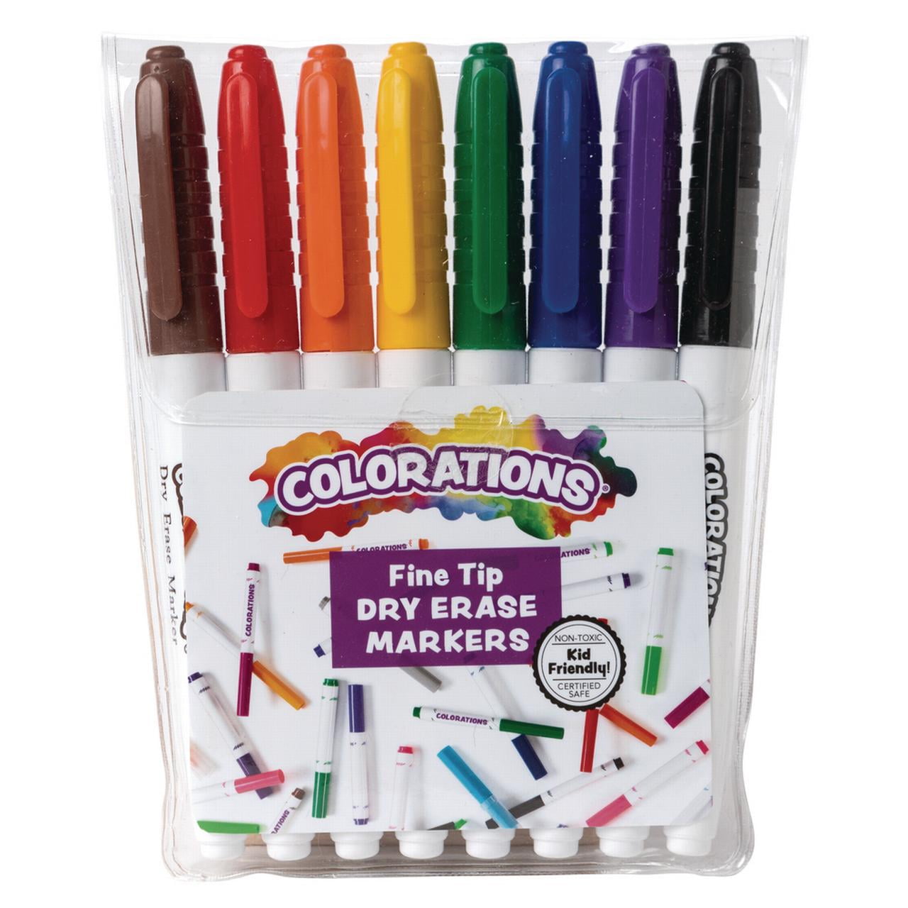 Colorations Dry Erase Marker Set of 8 (Item FPDRY)