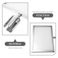 thumbnail image 5 of Toyvian Double-Sided Stainless Steel A4 Stanchion Sign Holder Frame for Restaurants, Events, and Commercial Use, 5 of 8