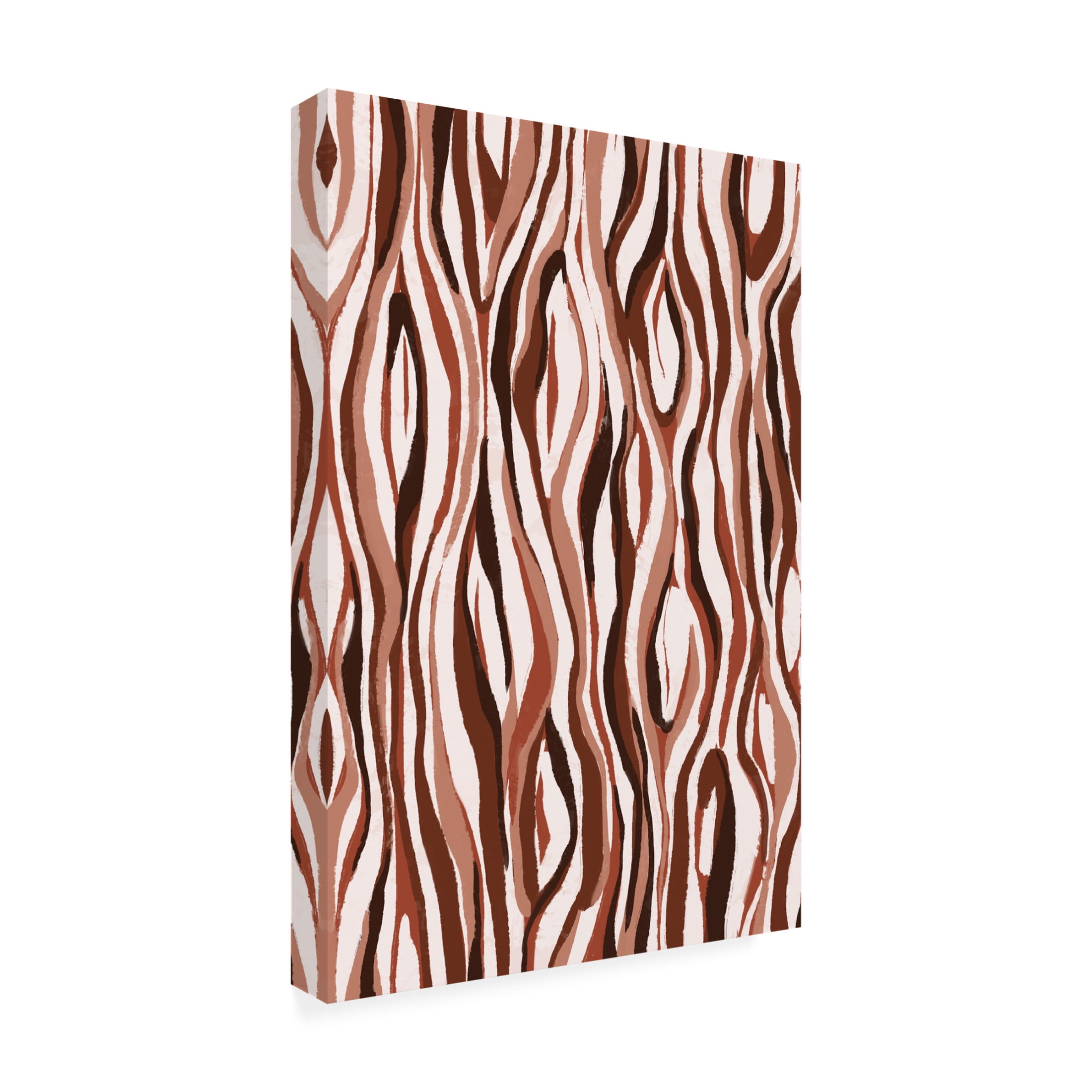 Canvas Wall Art - Treechild 'Pastel Tiger' Wall Art for Living Room, Bedroom, or Office D?cor by Trademark Fine Art - 22 x 32 Inches