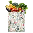 thumbnail image 1 of Boho Bloom Foldable Tote Bag - Washable & Spacious Shopping Bag with Vintage Design, 1 of 6