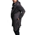 thumbnail image 3 of Victorious Long Length Drape Cape Cardigan Hoodie - Multiple Colors & Sizes, 3 of 8