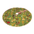 thumbnail image 2 of Balery Squirrel And Fox In The Forest Printed Christmas Tree Skirt , Merry Christmas Party Christmas Tree Decoration,Adjustable Tree Skirt-36", 2 of 8